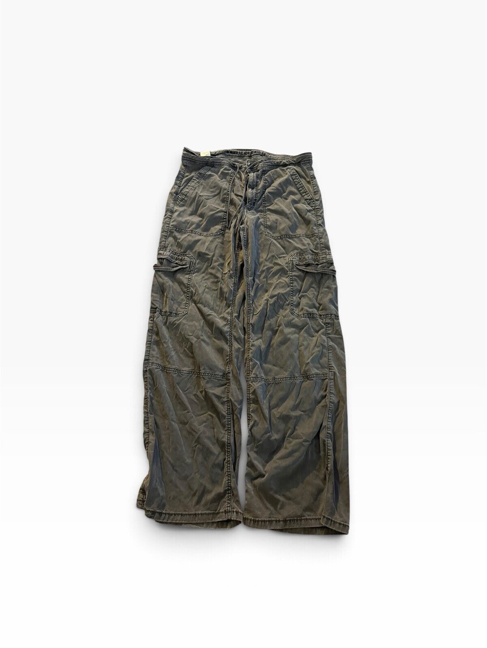Y2K American Eagle Cargo Pants Womens 8 Olive Green